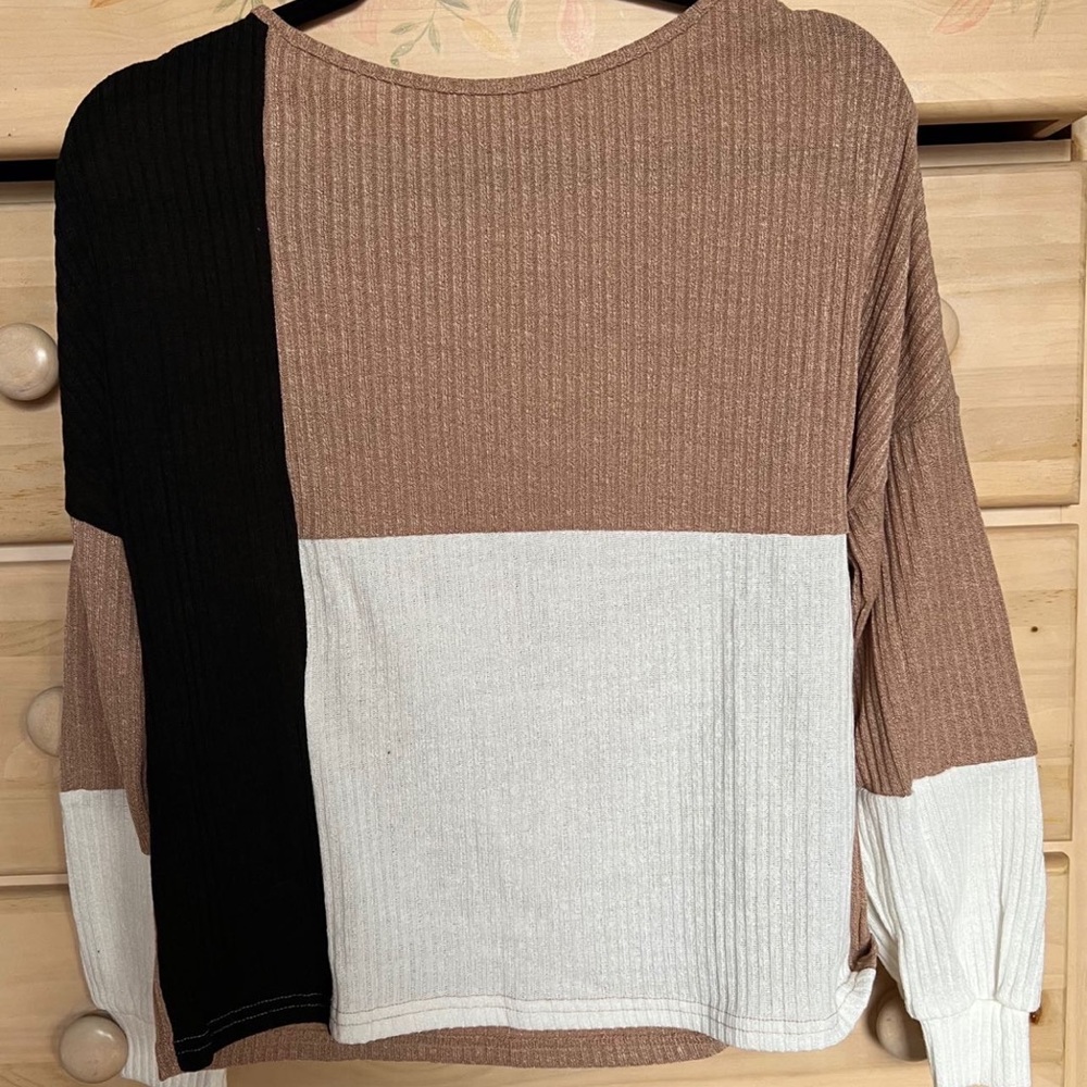 Color Block Thin Sweater